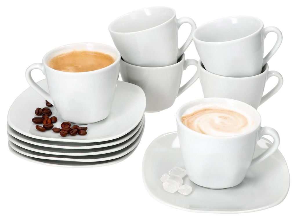 set di 6 tazze da caffè Lotta con piattini per 6 persone in Immagine del prodotto 