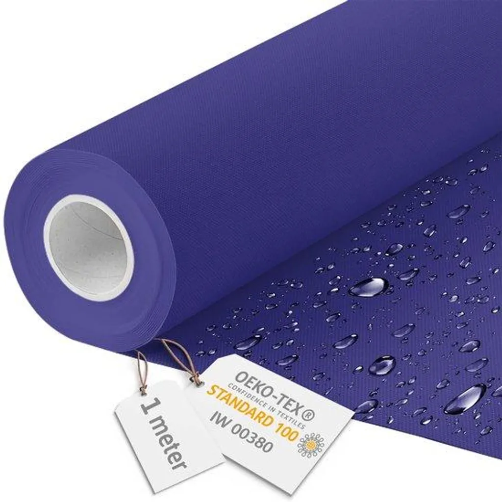 Toile imperméable 600D largeur 160 cm hydrofuge au mètre pour extérieur