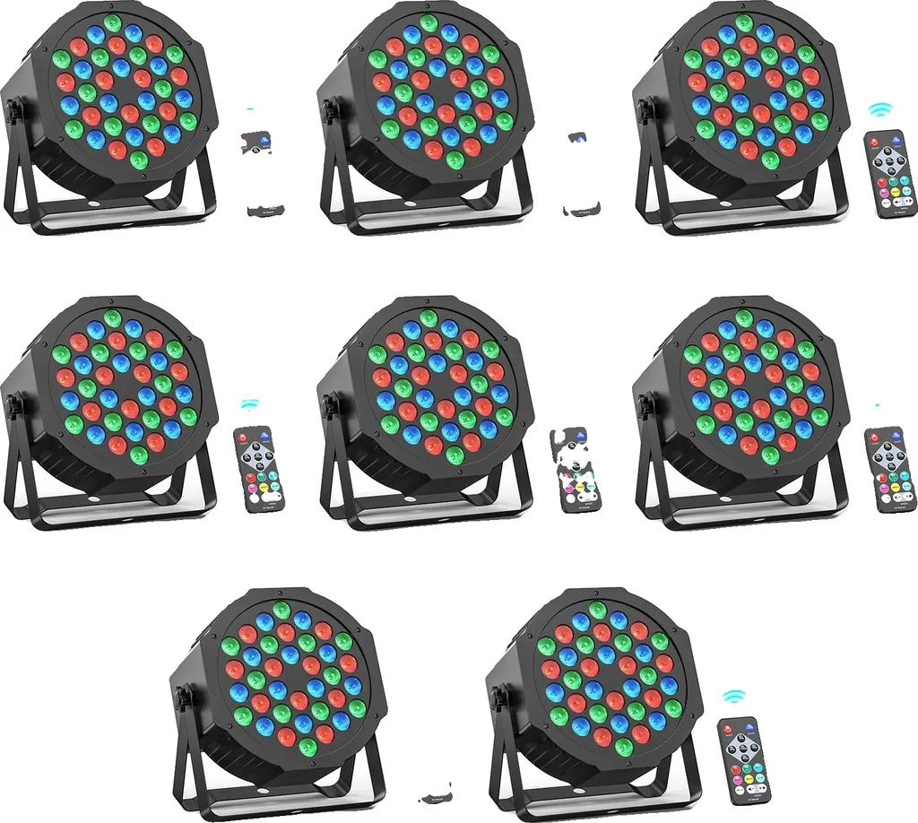 Projecteur de scène RGB Par économique avec modes de contrôle multiples