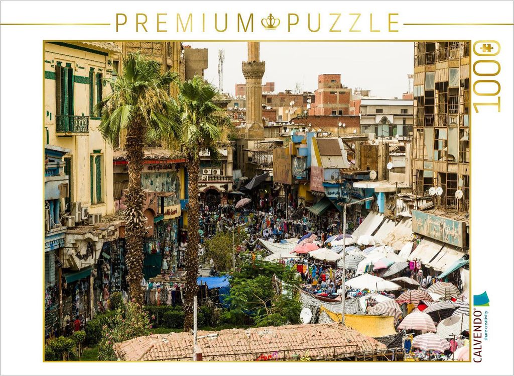 CALVENDO Puzzle Markttreiben | 1000 Teile Lege-Größe 64x48cm Foto-Puzzle für glückliche Stunden