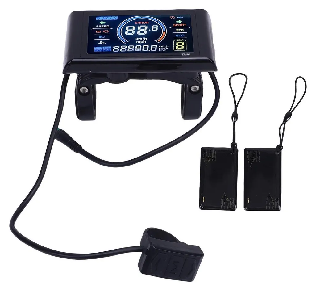 Console de Bord pour Vélo Électrique Tout Temps avec Écran Couleur NFC