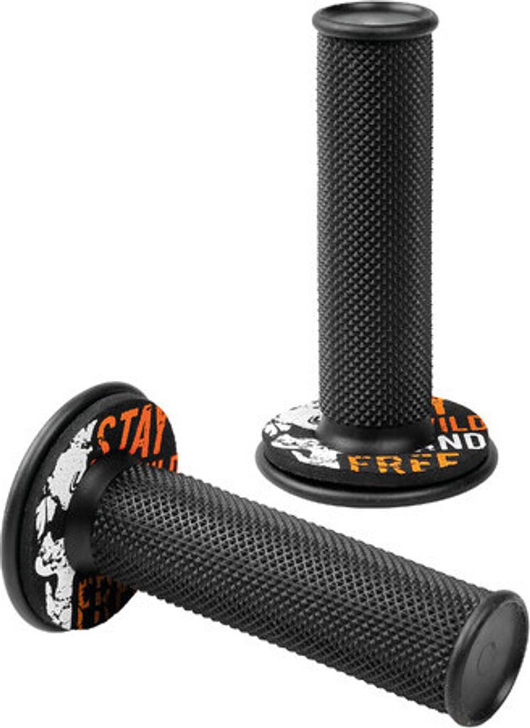 Universelle Griffe Lampa Donut Off-Road GripsRoad Schwarz Orange