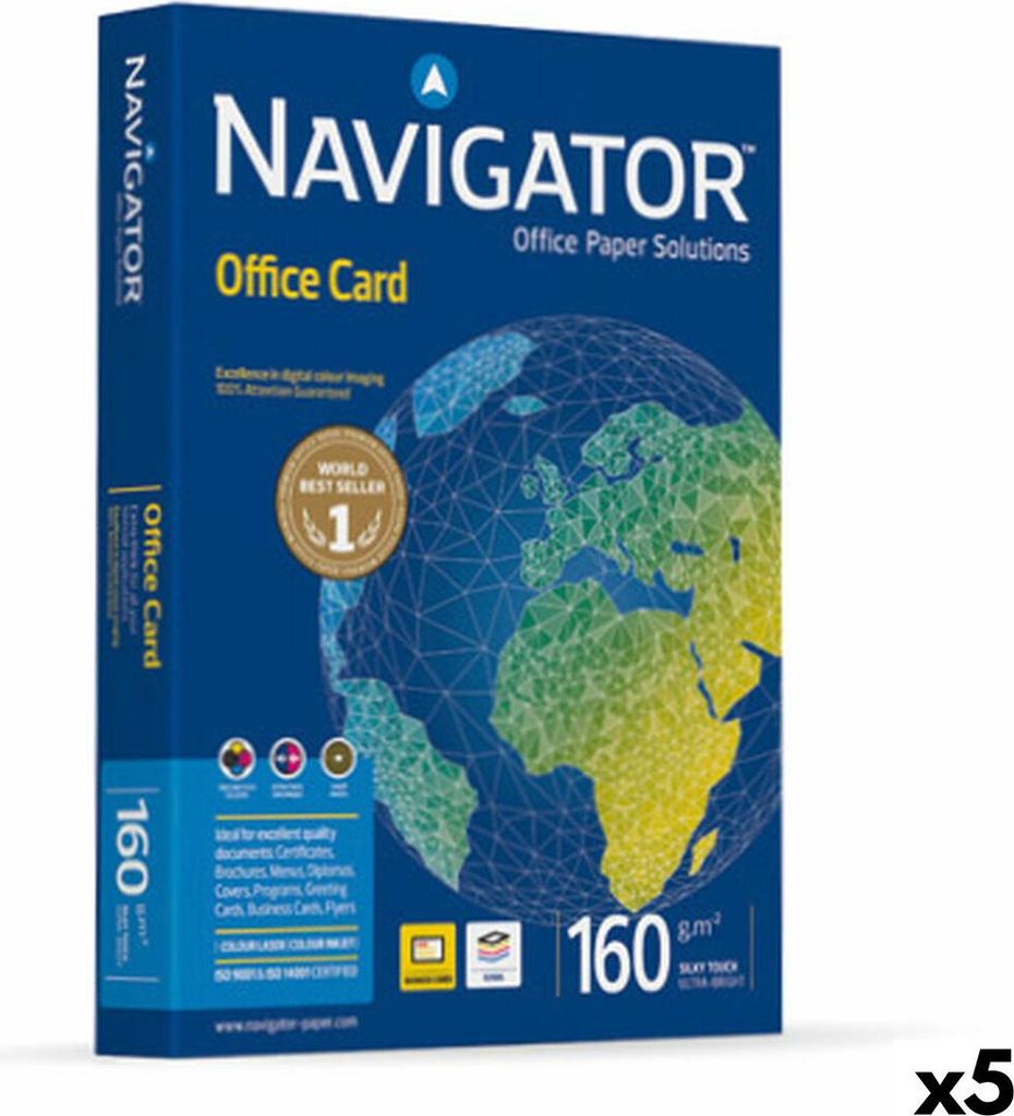 Navigator Office Card A4 160g/qm weiß VE=5x250 Blatt Image du produit 