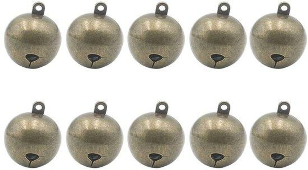 Keramische Vintage Klangglocken 1 Zoll für Hunde Katzen Hängeschmuck Weihnachtsbaum Dekoration