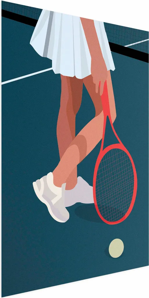Stampa Tennis 60x90 cm senza Cornice - Arredo Sportivo Professionale