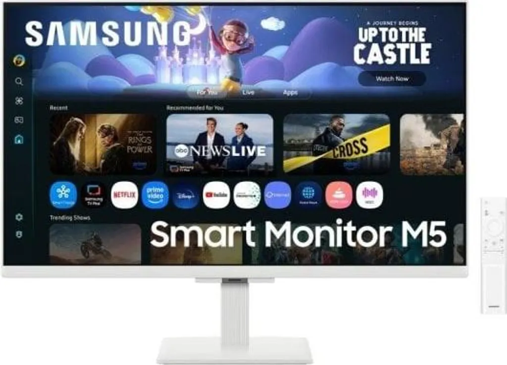 Écran Connecté Samsung M50F 27 pouces Full HD Smart TV Apps intégré