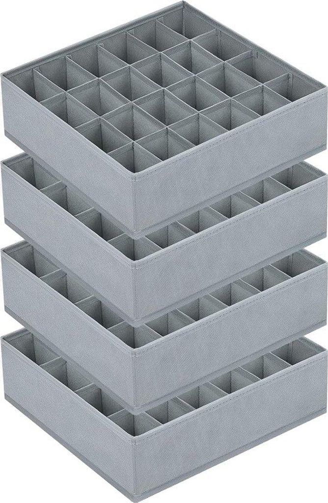 Uniqoos® Set di 4 organizer per calze – organizer Immagine del prodotto 