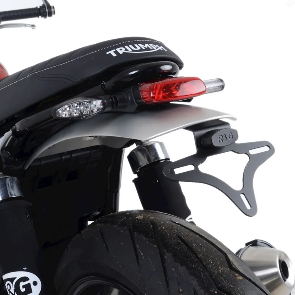 Support de plaque Triumph Speed Twin 1200 - Kit de fixation noir mat