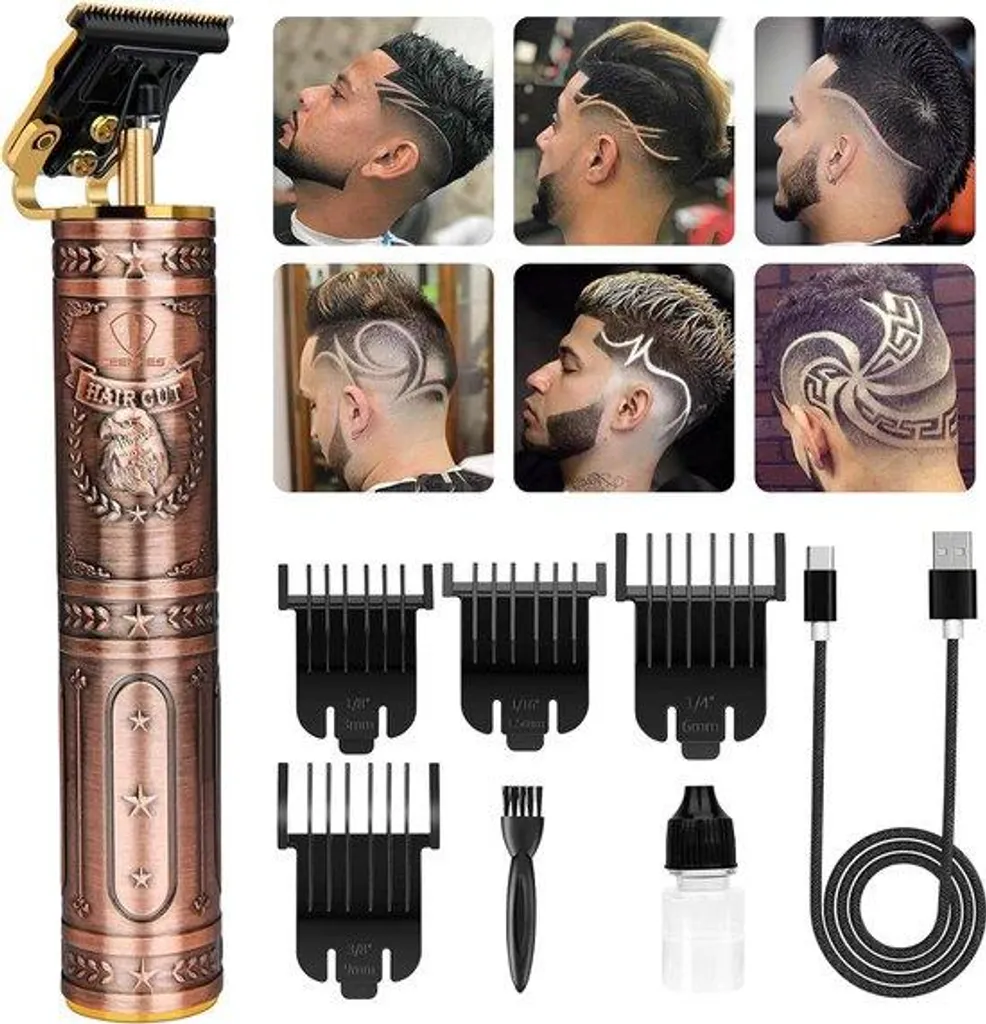 Tondeuse à barbe anti-irritation et rasoir multifonction pour peau sensible