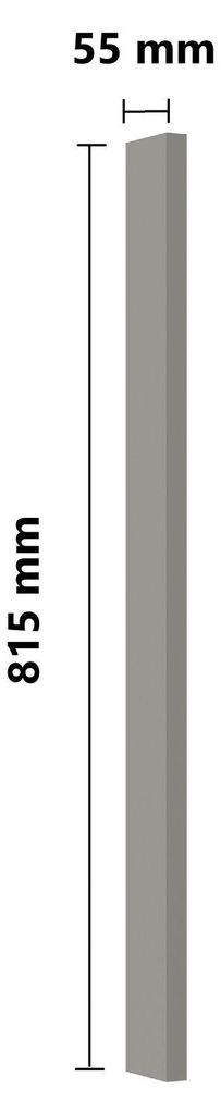 Unterschrank Passleiste Grau Küche Bianca Grey Rose Produktbild 