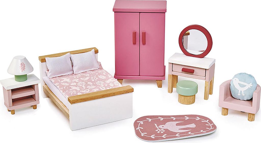 Tender Leaf Toys Schlafzimmer (Material Holz, Kinderspielzeug) 7508152