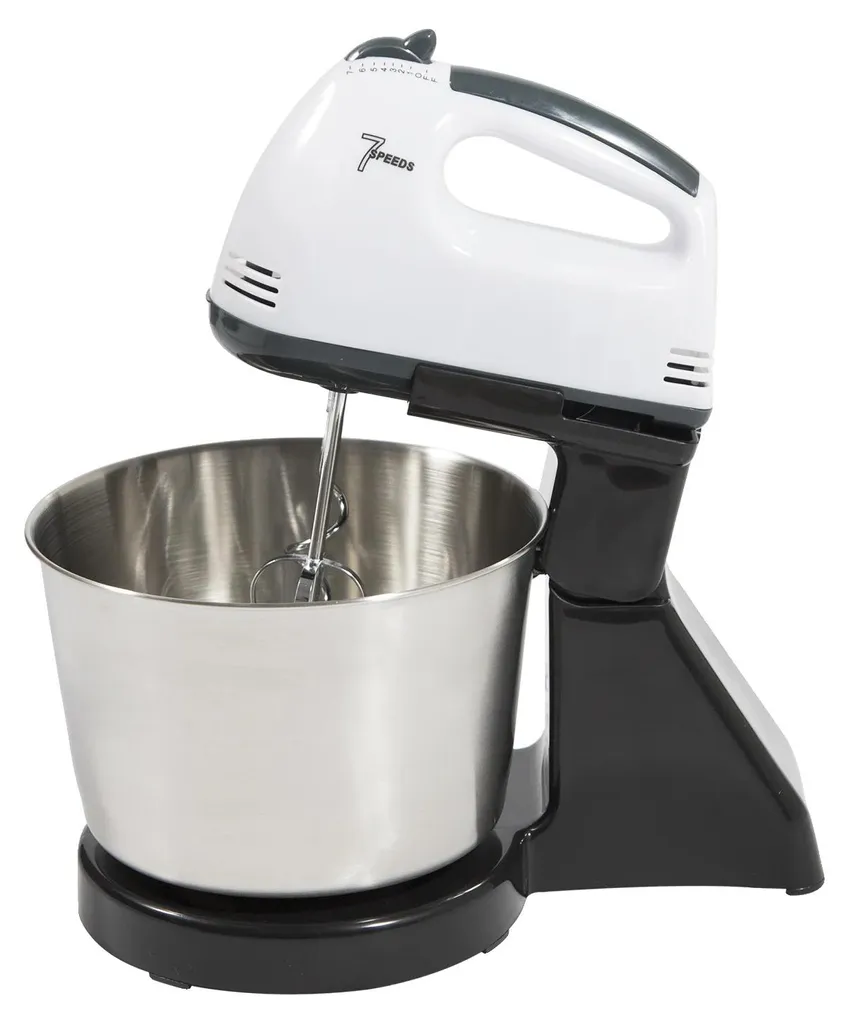 Mixeur électrique 7 vitesses avec poignée ergonomique argentée MX-700