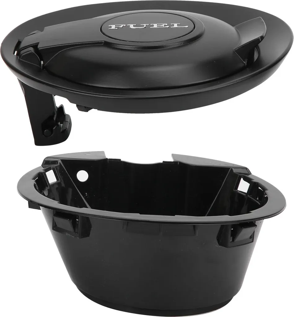 Trappe à Essence Noire Mate pour Challenger 2008-2019 Style Sport