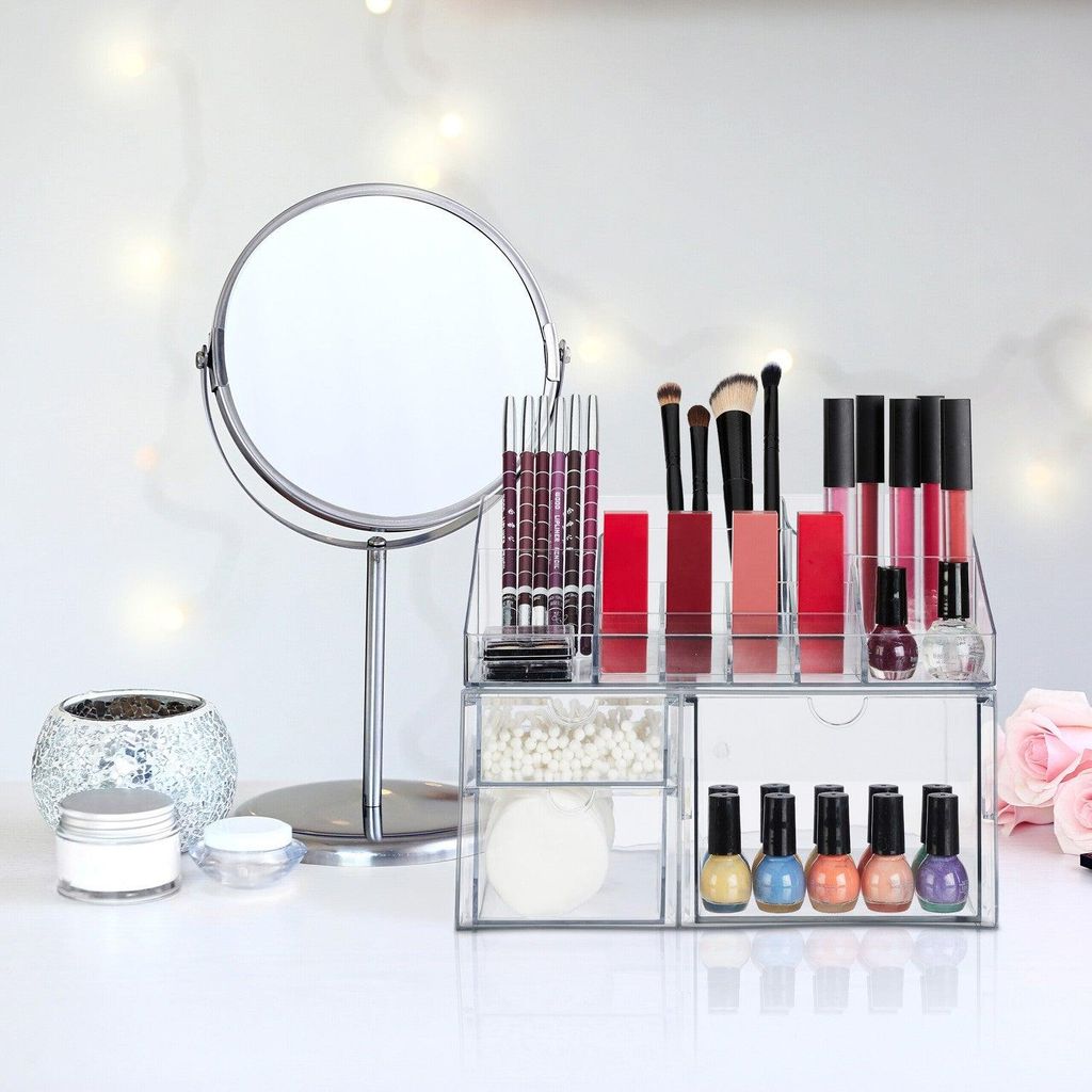 Make-up-Aufbewahrungsbox mit Schubladen, 14 Fächer