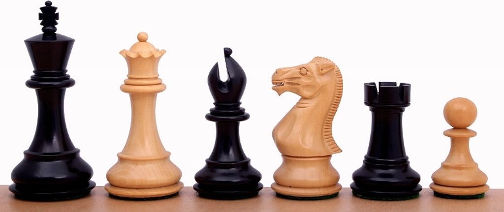 Hengst Schachfiguren 3,5 Zoll aus geschnitztem Holz