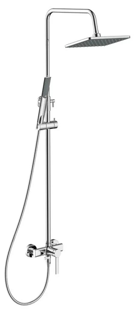 Laveo PINAR PAW_00KB Robinet de douche avec ensemble complet chrome