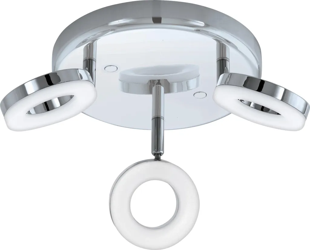 EGLO Plafonnier à LED Gonaro Argent 94762 - Luminaire Design Orientable