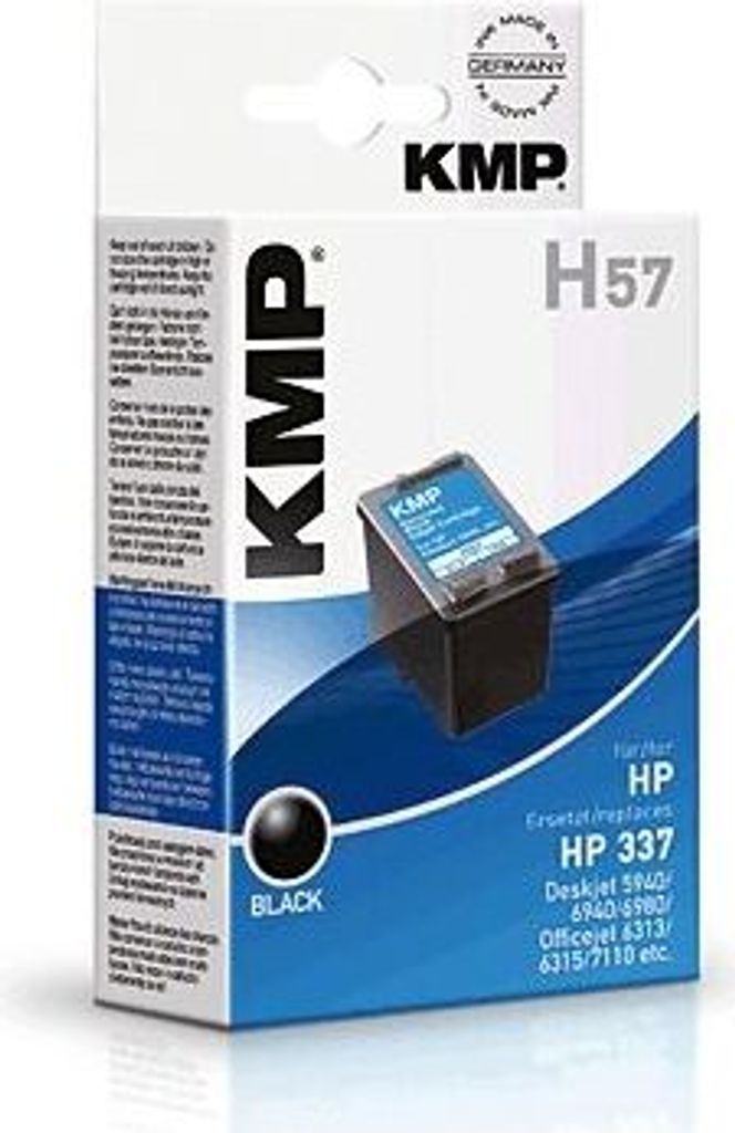 KMP Patrone HP C9364EE Nr.337 black 400 S. H57 refilled