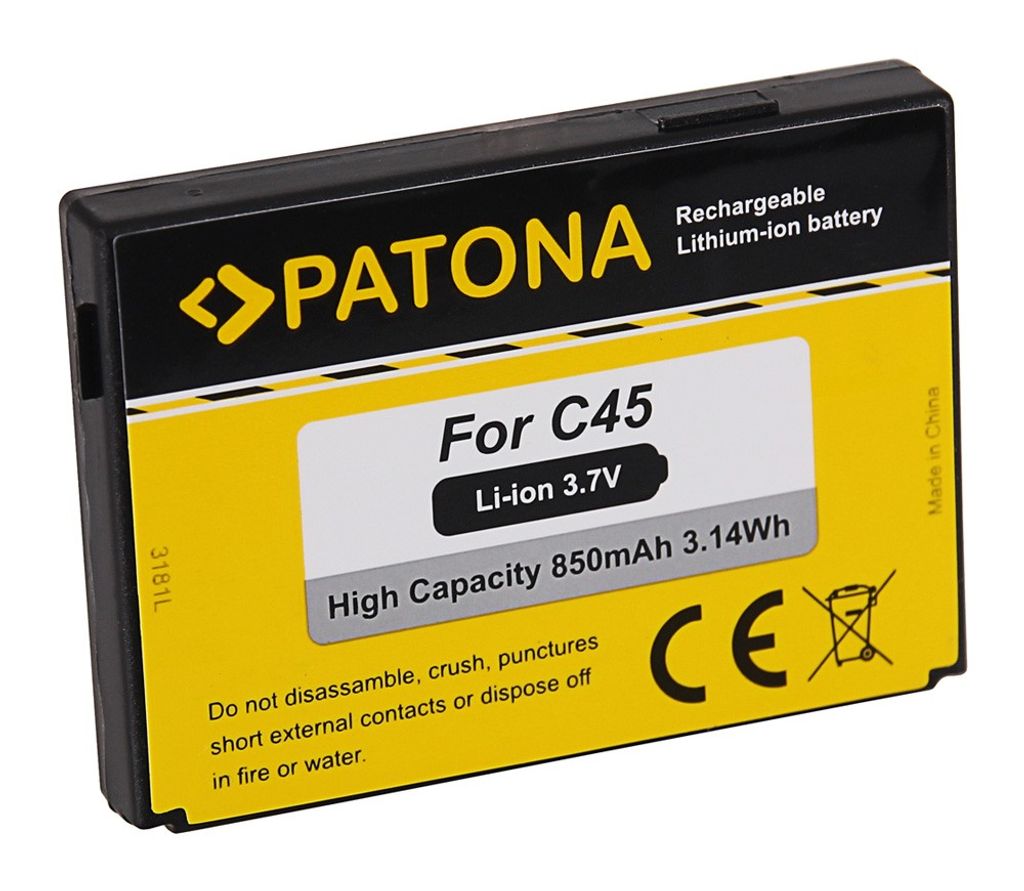 PATONA Akku für BenQ C45 A50 C45 M50 MT50 C45 C45 Siemens C45 A50 C45 M50 MT50