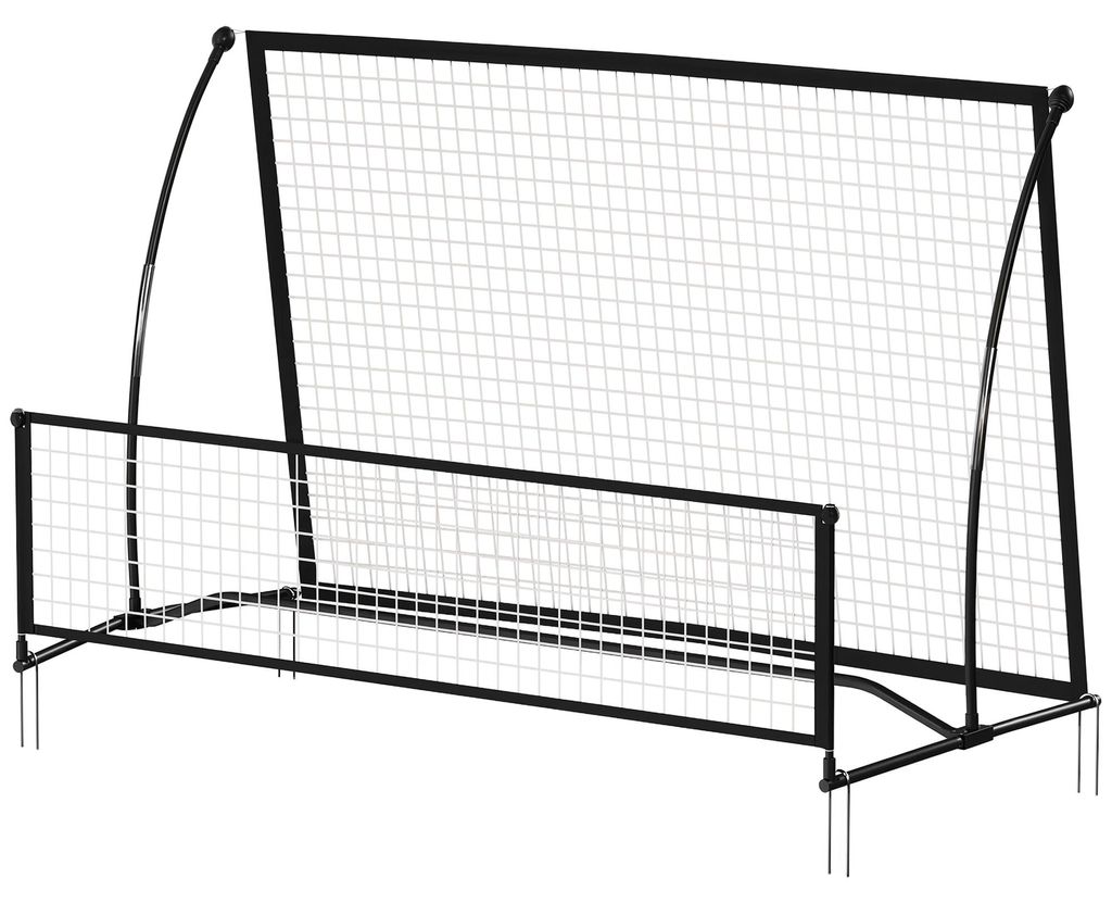 SPORTNOW Voetbalterugkaatsbord, 2-in-1, dubbelzijdig, Productafbeelding 