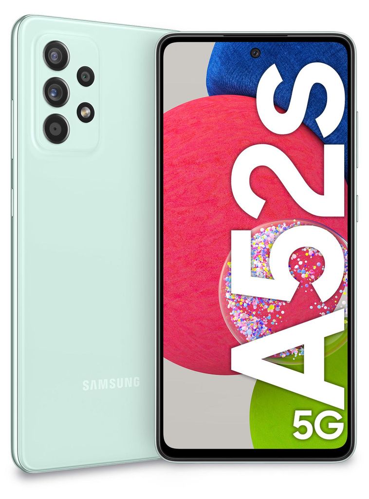 Samsung Galaxy A52s 5G SM-A528BLGDEUE Smartphone 16,5 cm Produktbild 