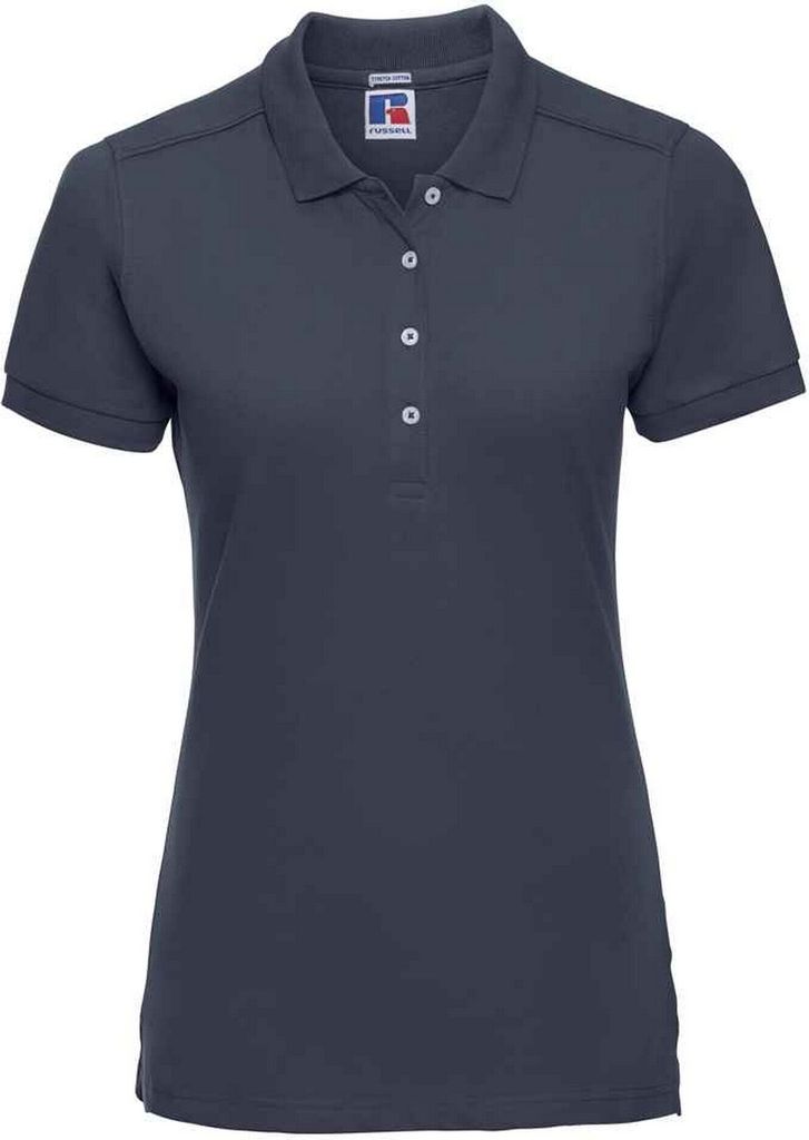 Russell - Poloshirt Stretch für Damen PC5453 (XS) (Dunkelblau)