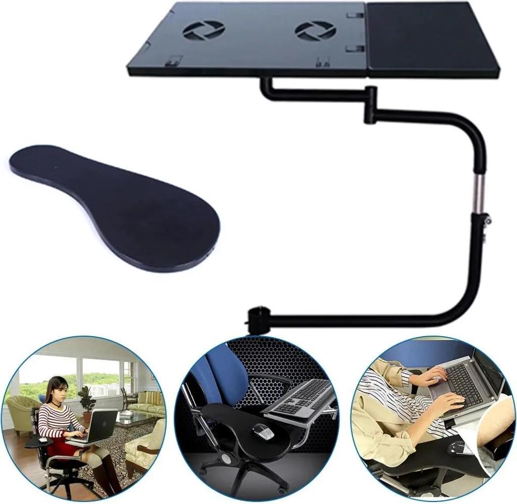Support Clavier Ergonomique Contre le Mal de Dos avec Refroidisseur