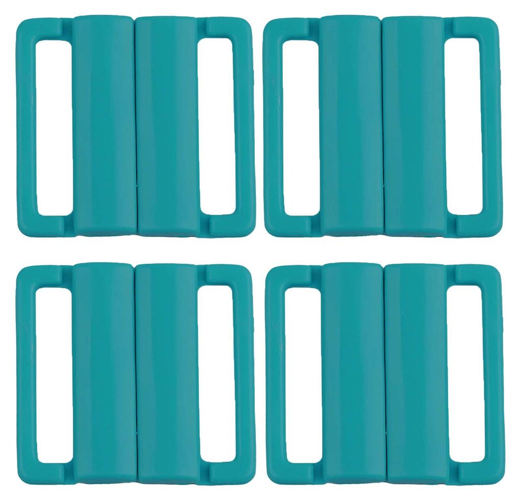 4 Modische Bikini-Verschlüsse 25mm Kunststoff Dessous Haken Produktbild 