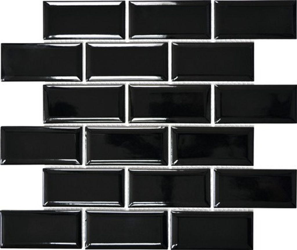 Keramikmosaik CG M01B 29,56x29,1 cm schwarz Produktbild 