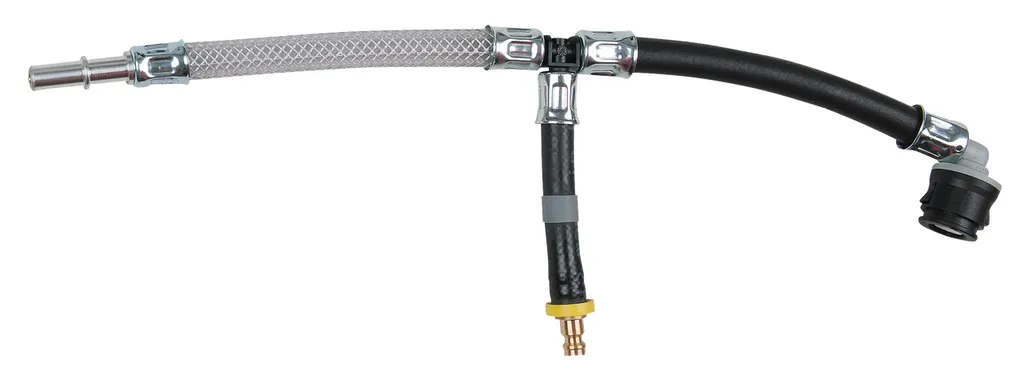 Raccordement en T SAE 9,5 x 20 mm gris pour circuits d'eau et d'air