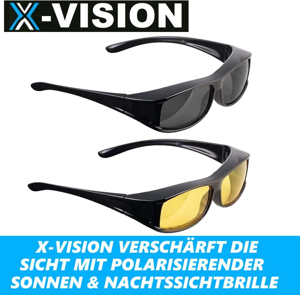 X-VISION Sonnenbrille Nachtsichtbrille Überziehbrille Produktbild 4