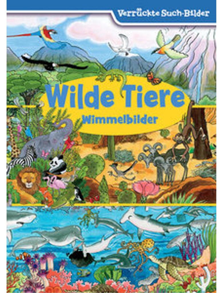 Wilde Tiere - Wimmelbilder - Verrückte Such-Bilder Image du produit 