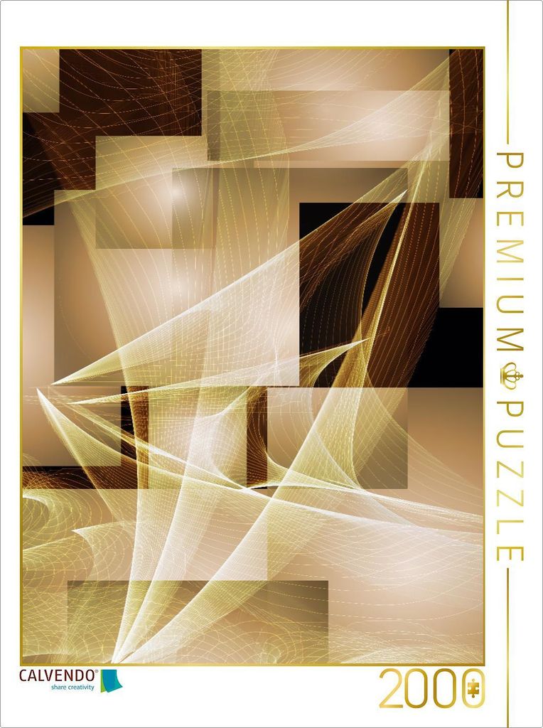 CALVENDO Puzzle Segelboot und Wellen 2000 Teile Puzzle hoch | 2000 Teile Lege-Größe 90x67cm Foto-Puzzle für glückliche Stunden