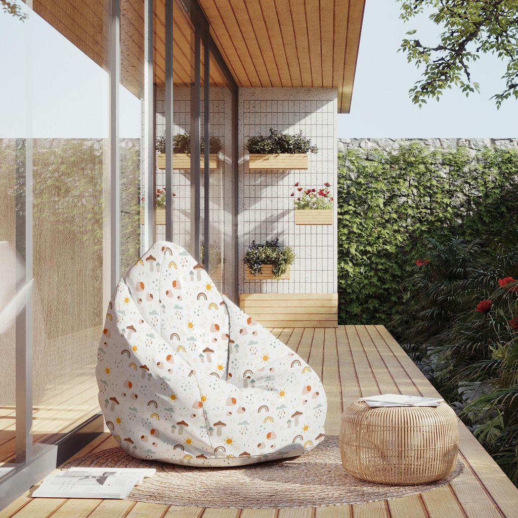 Dreamroots Sitzsack Kinder mit füllung, Bodenkissen Kinder Produktbild 3