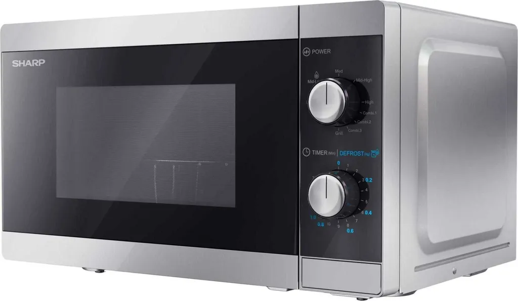 Sharp Microonde YC-MG01E-S Argento con Grill | Risparmia Tempo - 8