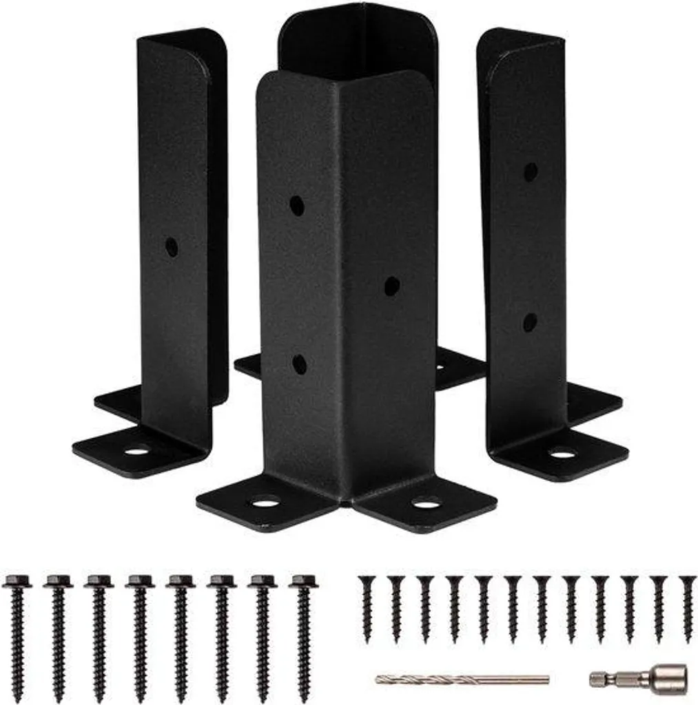 Supports de base pour stabiliser vos piquets de jardin réglables - 4