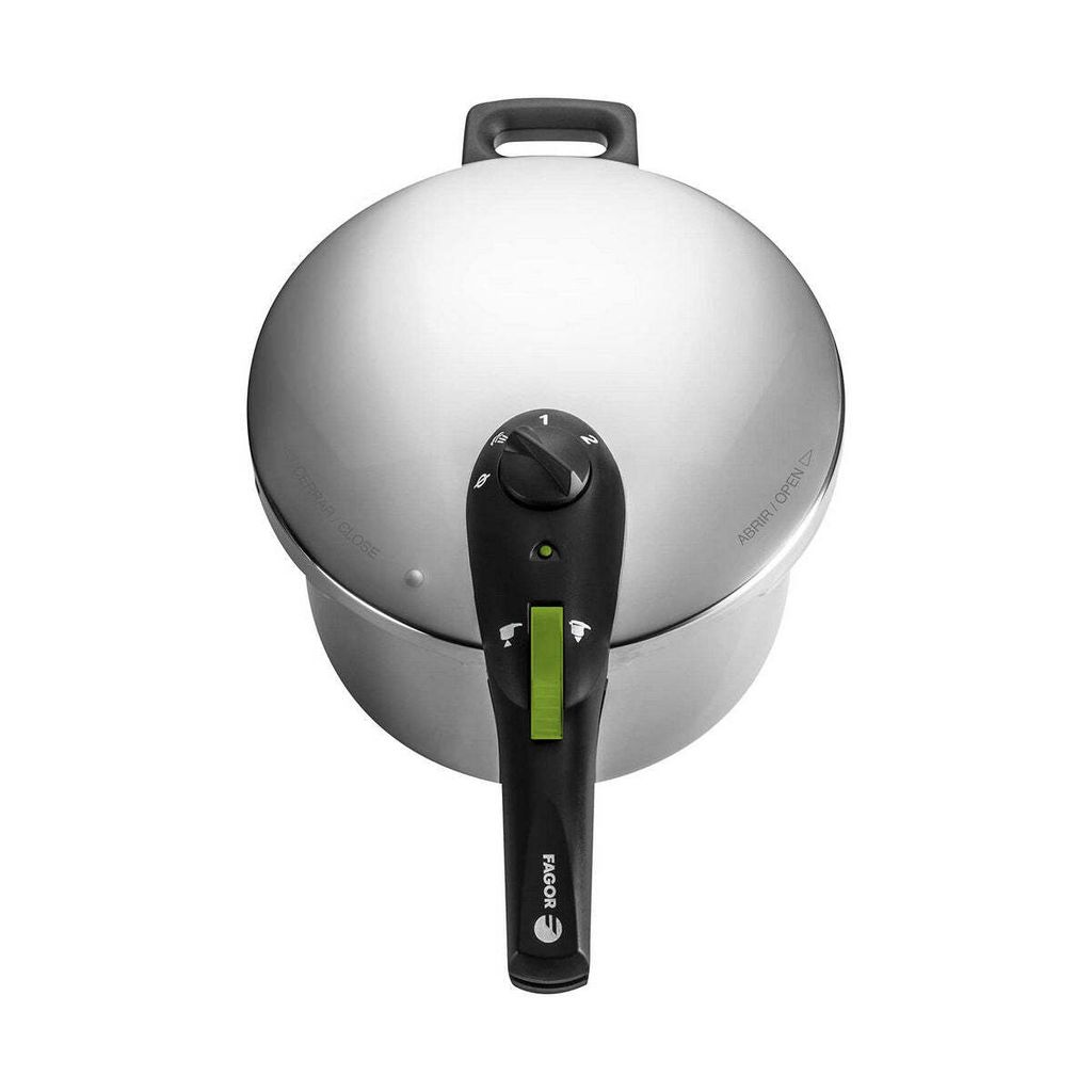 Jata Hogar Schnellkochtopf 8 Liter - Edelstahl Mit 3 Sicherheitssystemen