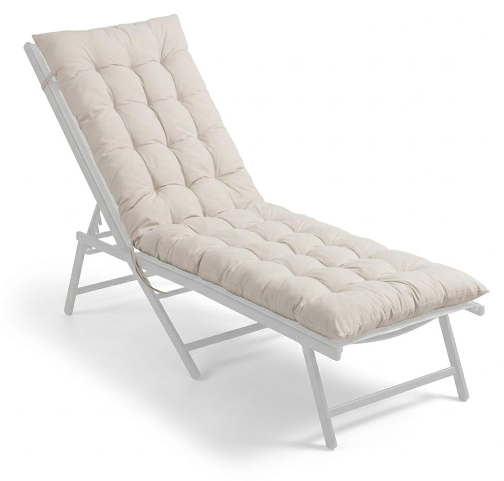 Relaxdays Bankauflage, 160x50 cm, gepolstert, gesteppt, mit Produktbild 