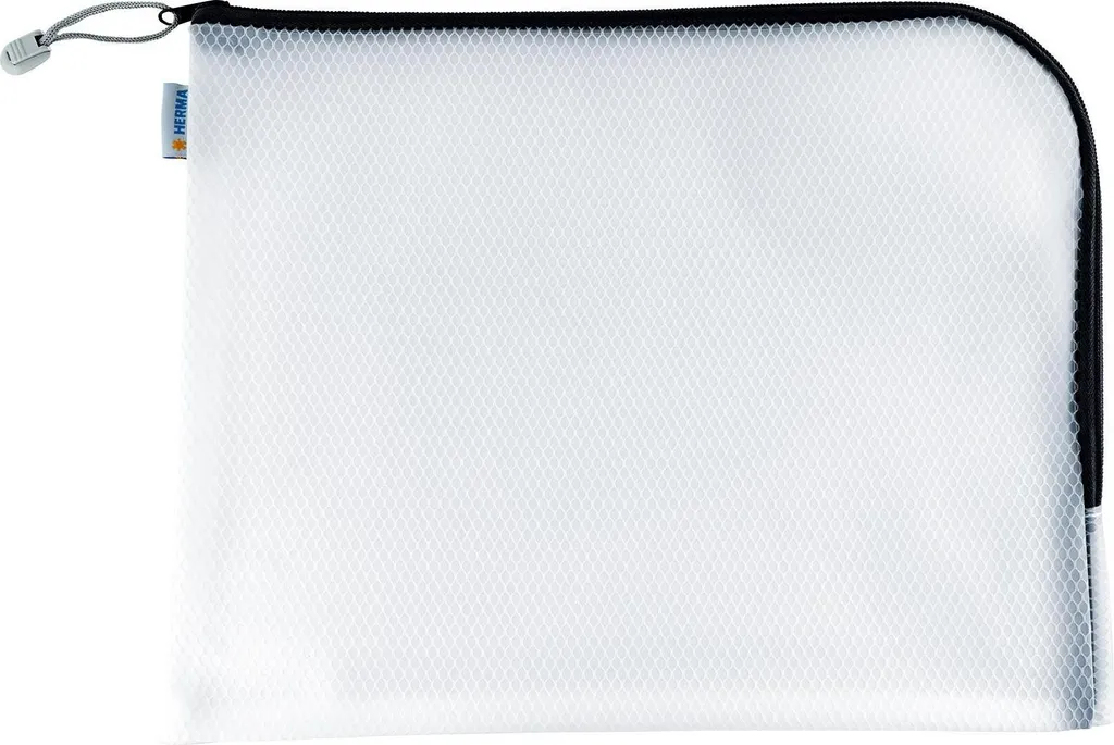 HERMA 20022 Tasca con cerniera HERMA "Mesh Bags", DIN A4, nero