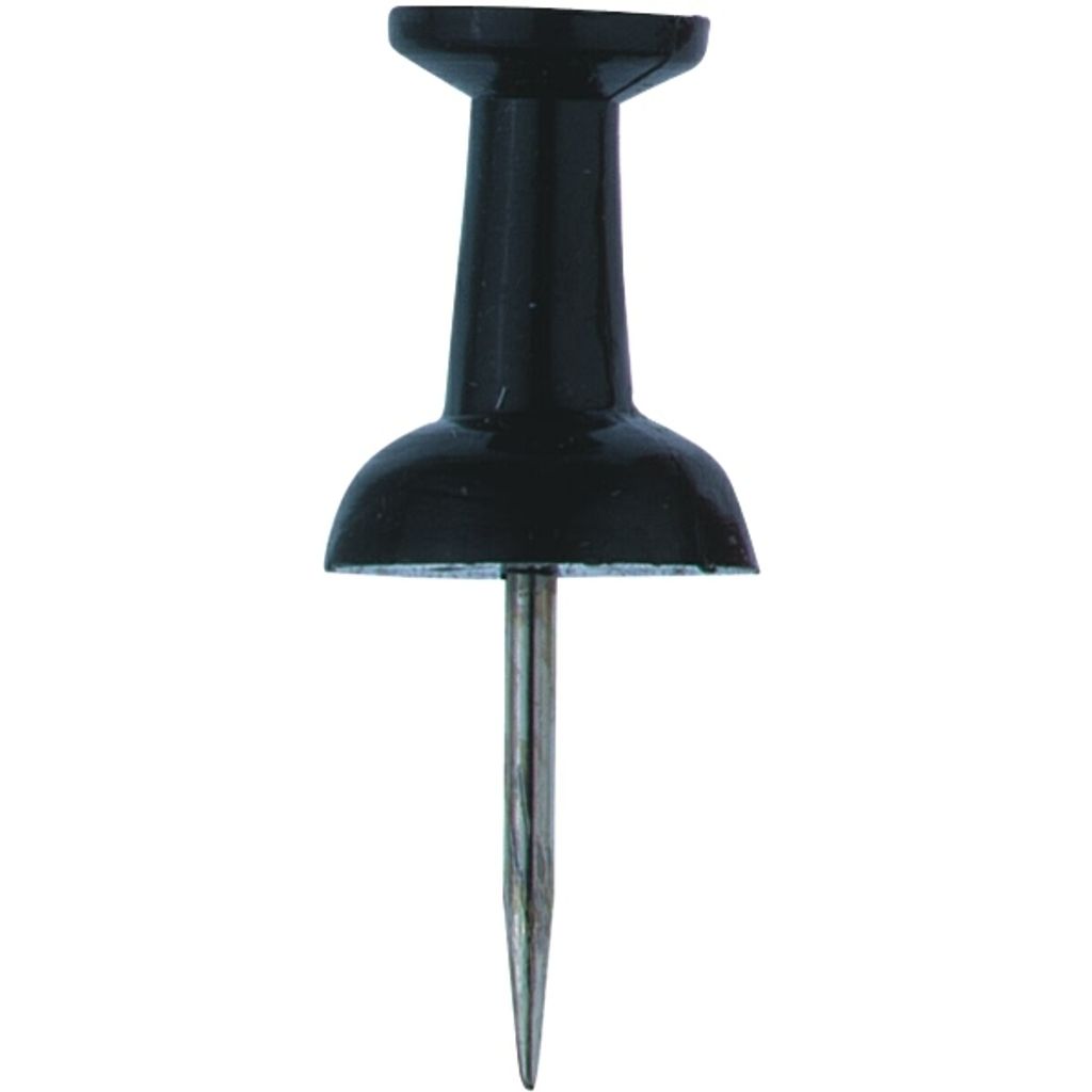 Alco Pinnwandnadel Kunststoff schwarz 12mm 20 ST