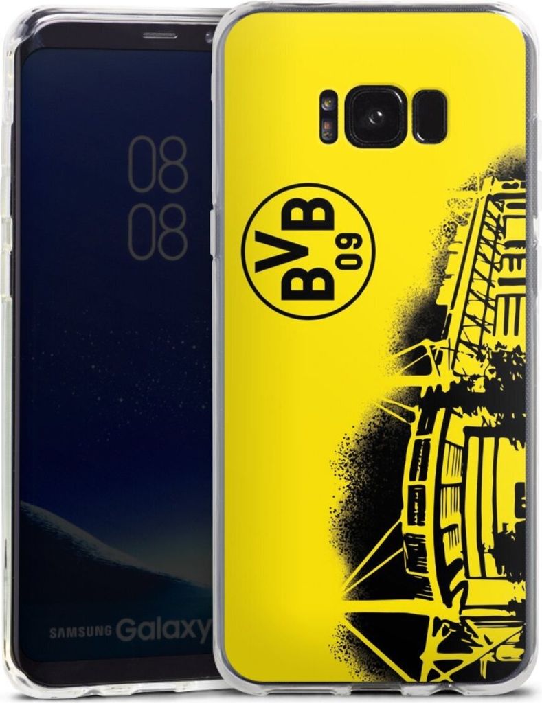 DeinDesign Handyhülle für Samsung Galaxy S8 Plus Silikon Hülle Case Smartphone Schutzhülle BVB Borussia Dortmund Stadion