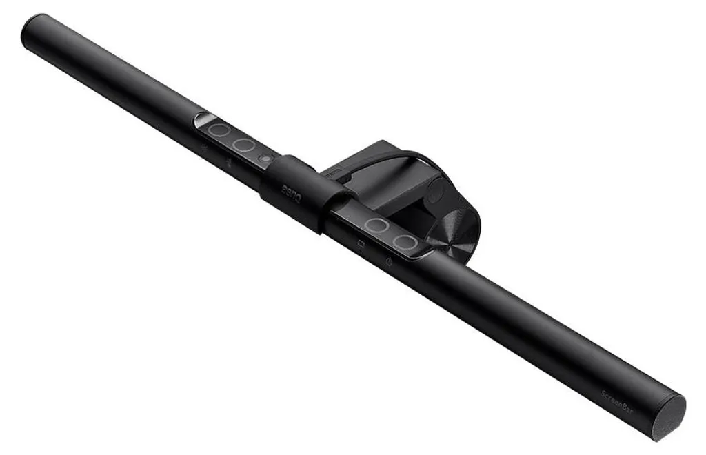 BenQ ScreenBar Lampe LED Asymétrique Noire Anti-Reflet pour Écran PC et Mac