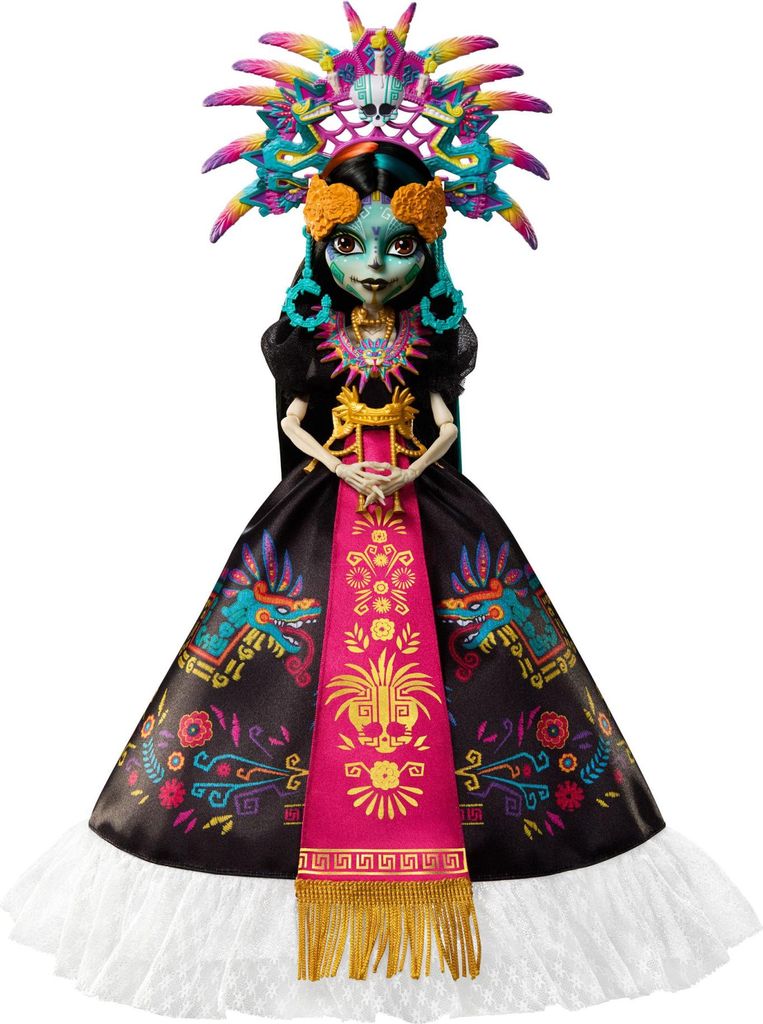 Lalka Monster High Skullector Skelita Calaveras Edycja Día Immagine del prodotto 