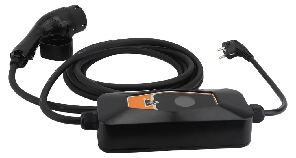 Chargeur Portable Type 2 EV 3.5kW avec Câble 5m et Courant Réglable 16A - 3