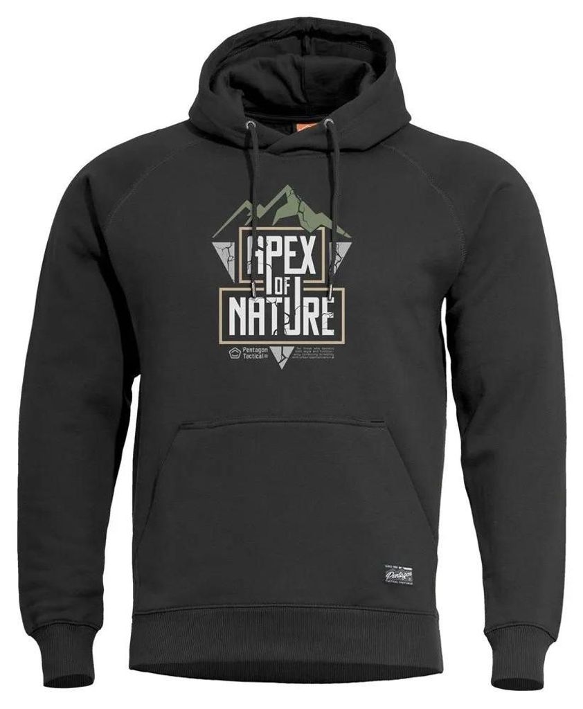 Pentagon Phaeton Apex Of Nature Kapuzenpullover Schwarz XL Mann Schwarz XL