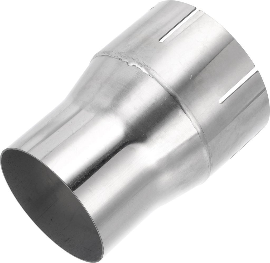 2.5"OD bis 3"OD Mandrel Abgasrohr Bogen Ellbogen Konzentrischer Reduzierer T304 Edelstahl Rohr Adapter 4 Zoll Länge Silberton