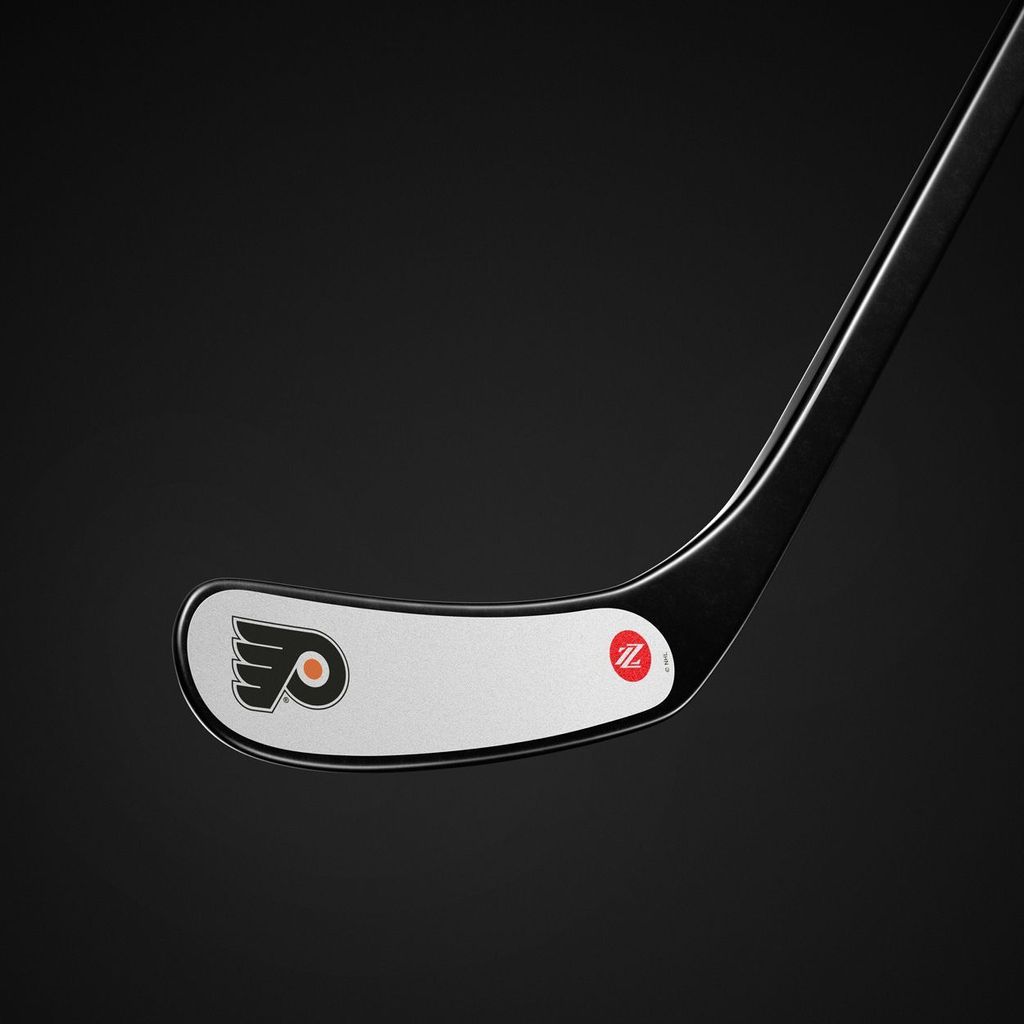 Rezztek Klingenband Doublepack NHL (2 Paare), Senior, weiß, Philadelphia Flyers