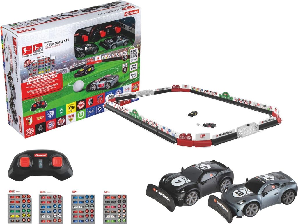 RC Carrera 2,4 GHz voetbalset, model Bundesliga Productafbeelding 