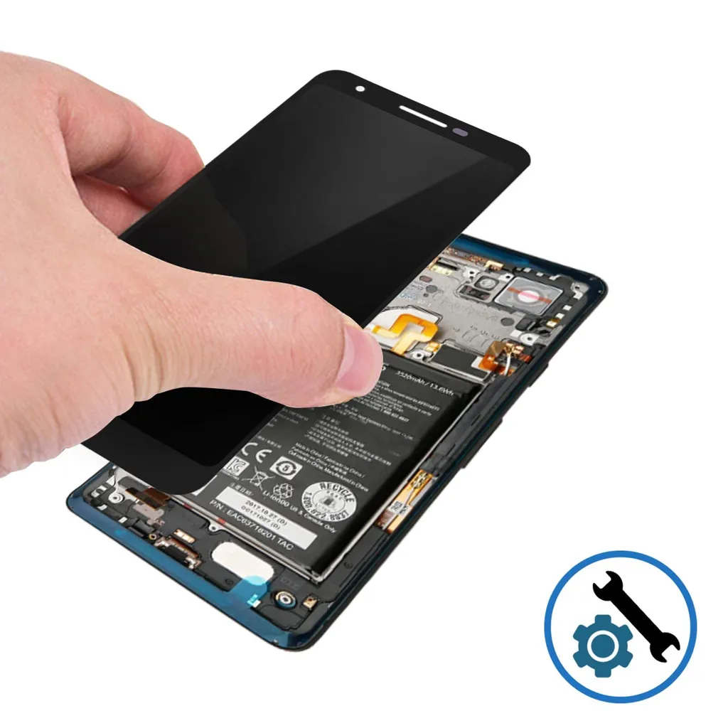 Bloc Écran de Remplacement pour Pixel 3A - Vitre Tactile Noire Originale