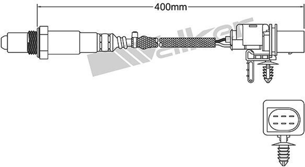 VEGAZ Lambdasonde für VW TIGUAN (5N) 400mm ULS-394